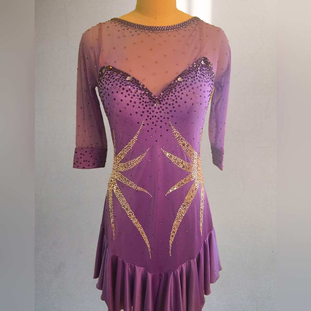 Regal Purple Chrisanne Rhythm/Latin Ballroom Dress